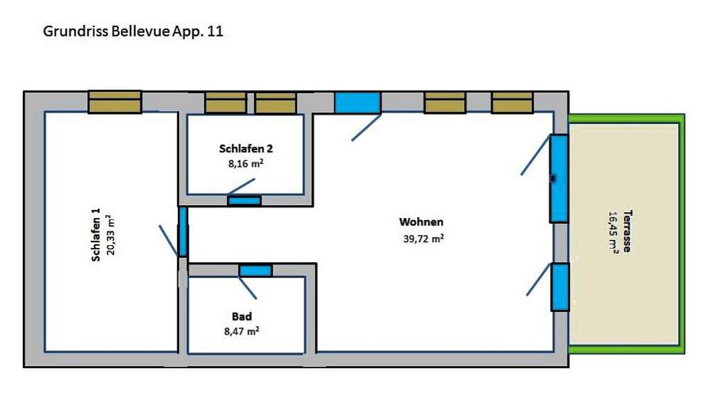 Bellevue-App-11 Appartement Heringsdorf  Buitenkant foto